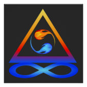 Zwillingsflame Symbol- Poster (Vorderseite)