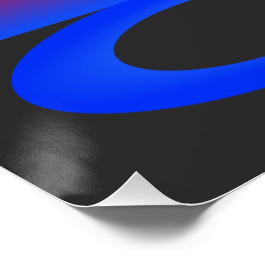 Zwillingsflame Symbol- Poster (Ecke)