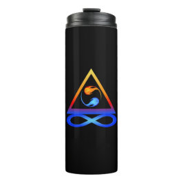 Zwillingsflame Symbol- Thermosbecher