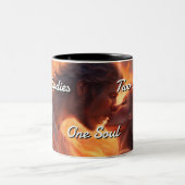 Zwillingsflames 002 zweifarbige tasse (Mittel)