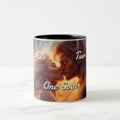 Zwillingsflames 003 zweifarbige tasse (Mittel)