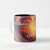 Zwillingsflames 007 zweifarbige tasse (Vorderseite Links)