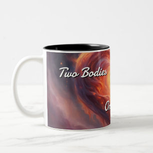 Zwillingsflames 007 zweifarbige tasse