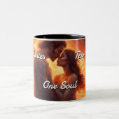 Zwillingsflames 011 zweifarbige tasse (Mittel)