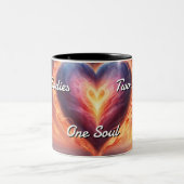 Zwillingsflames 012 zweifarbige tasse (Mittel)