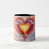 Zwillingsflames 014 zweifarbige tasse (Mittel)