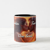 Zwillingsflames 016 zweifarbige tasse (Mittel)