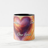 Zwillingsflames 022 zweifarbige tasse (Mittel)