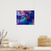 Zwillingsflames in den Himmel aufsteigen - Poster (Küche)