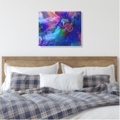 Zwillingsflamme im Himmel Leinwanddruck (Insitu (Schlafzimmer))