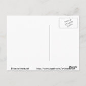 Zwillingsflamme im Himmel Postkarte (Rückseite)