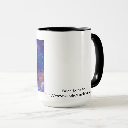 Zwillingsflamme im Himmel Tasse (VorderseiteRechts)