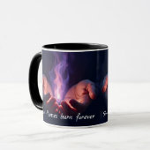 Zwillingsflammen Tasse (Vorderseite Links)