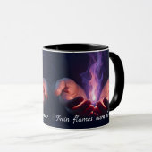 Zwillingsflammen Tasse (VorderseiteRechts)