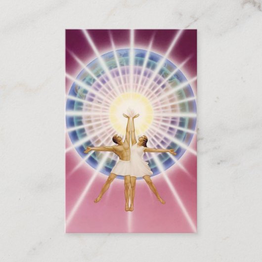 ZwillingsFlammen und Soul-Paare Visitenkarte (Vorderseite)