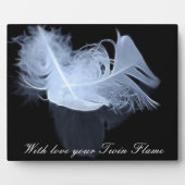 Zwillingsflammfedern und Reflektion Fotoplatte (Vorderseite)