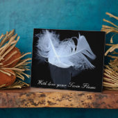 Zwillingsflammfedern und Reflektion Fotoplatte (Seite)