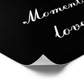 Zwillingsflammfedern und Reflektion Poster (Ecke)