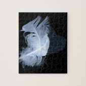 Zwillingsflammfedern und Reflektion Puzzle (Vertikal)