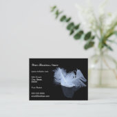 Zwillingsflammfedern und Reflektion Visitenkarte (Stehend Vorderseite)