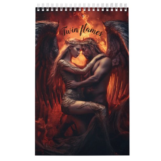 Zwillingsflammkalender zum Manifest-Liebe Kalender (Titelbild)