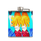 Zwillingsflasche Flachmann (Rückseite)