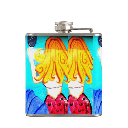 Zwillingsflasche Flachmann (Rückseite)