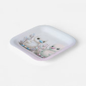 Zwillingsflorpapier-Platte Pappteller (Gewinkelt)