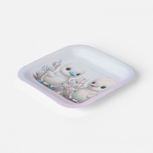 Zwillingsflorpapier-Platte Pappteller (Gewinkelt)