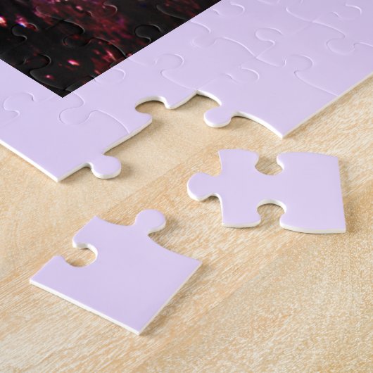 Zwillingsgalaxienkunst Puzzle (Seite)