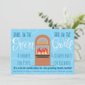 Zwillingsgebläse im Ofen/GRILLEN über das Grill Co Einladung (Stehend Vorderseite)