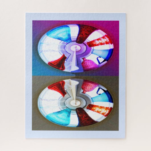 Zwillingsgeist in der Kunst Puzzle (Vertikal)