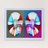 Zwillingsgeist in der Kunst Puzzle (Horizontal)