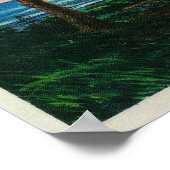 Zwillingsgestein an der Küste von Oregon Poster (Ecke)