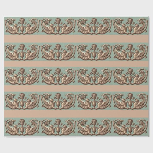 Zwillingsgriffin Geschenkpapier (Flach)