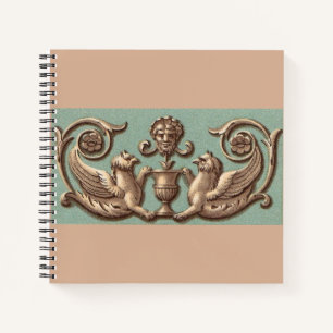 Zwillingsgriffin Notizblock