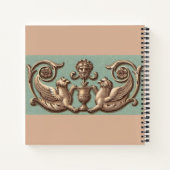 Zwillingsgriffin Notizblock (Rückseite)