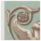 Zwillingsgriffin Stoff (Nahaufnahme)