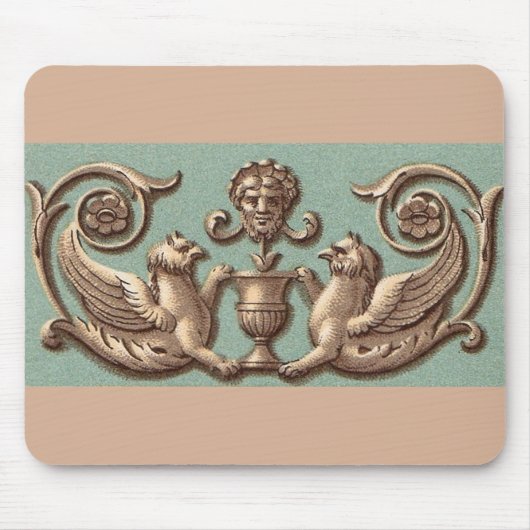 Zwillingsgriffins Mousepad (Vorne)