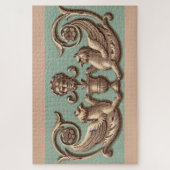 Zwillingsgriffins Puzzle (Vertikal)