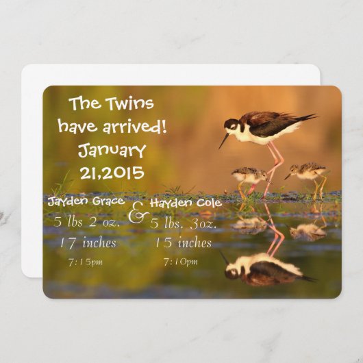 Zwillingshalskleber Ankündigung (Vorne/Hinten)