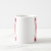 Zwillingsherzen für immer verzaubert von Flora Kaffeetasse (Mittel)