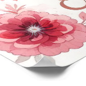 Zwillingsherzen für immer verzaubert von Flora Poster (Ecke)