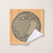 Zwillingsherzen: Liebe Alles Retten Badhandtuch Set (Waschlappen)