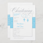 Zwillingsjunge Einladung (Vorne/Hinten)