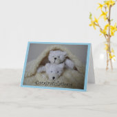 Zwillingsjunge Karte (Gelbe Blume)