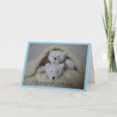 Zwillingsjunge Karte (Vorderseite)