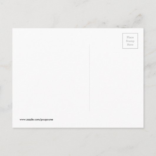 Zwillingsjunge & Mädchen polka dot stroller - Gesc Ankündigungspostkarte (Rückseite)