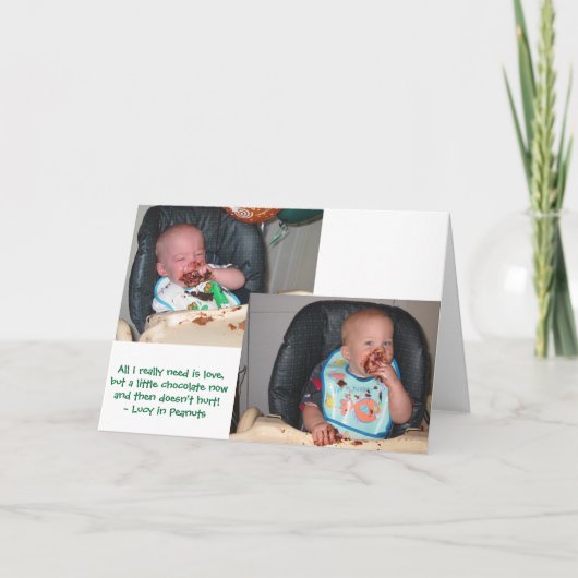 Zwillingsjungen zum ersten Geburtstag Einladung (Rückseite)