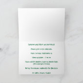 Zwillingsjungen zum ersten Geburtstag Einladung (Innenseite)